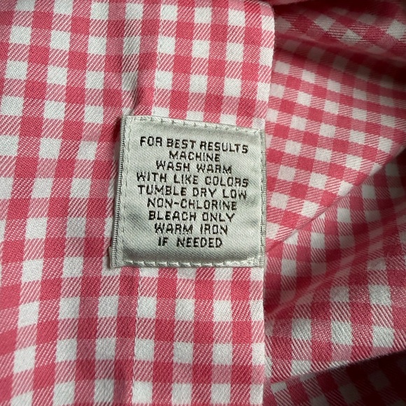 Peter Millar Mens L Pink White Check NanoLuxe Easy Care Shirt NWOT - Picture 4 of 8